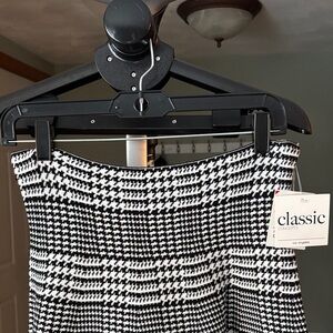 Monochrome A-Line Skirt